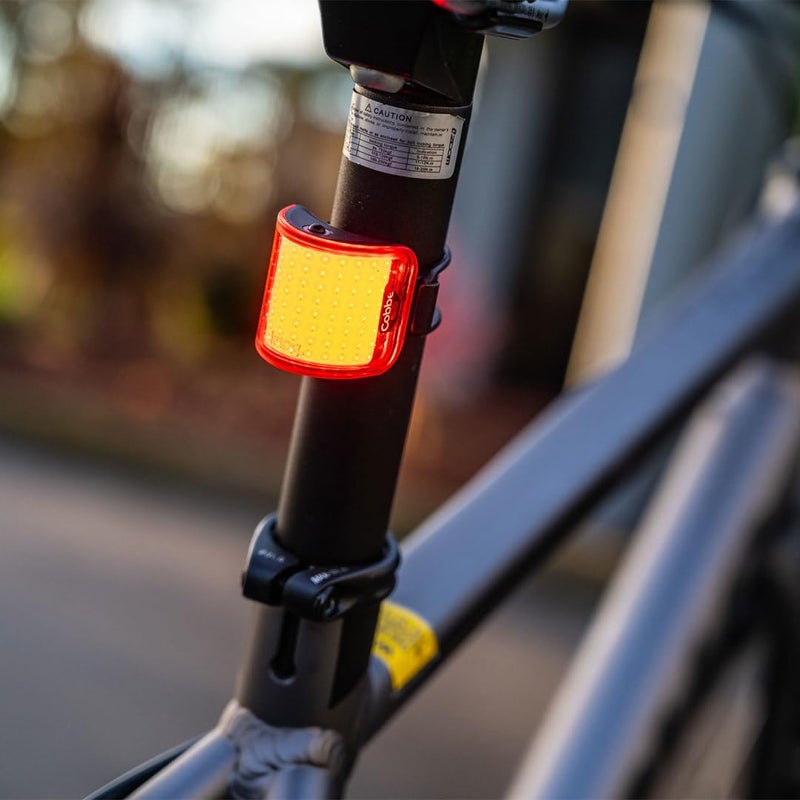 Knog Big Cobber Ultra-Bright 330Â° Bike Tail Light - Powerful 270 Lumen Rear Bike Light with Wide Visibility, Aero Seatpost Compatible, IP67 Waterproof, USB Rechargeable Bike Rear Light - Image 5